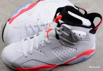 6 White Infrared Jordan Retro 384664-123 0429